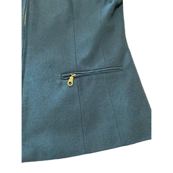 Vintage Coat 100% Silk Blazer Womens Size L Nylon Lined By Christopher And Banks - Picture 6 of 12